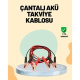 Zero Land Sptrns 1200 Amper Jumper Kablo 2 Metre Bakır Uçlu Araç Takviye Seti