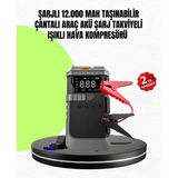 Zero Land Sptrns 4’ü 1 Arada Powerbank Özellikli Araç Akü Şarj Takviye Cihazı