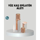 Zero Land Sptrns Kadınlar Için Yüz ve Kaş Epilatörü – Hassas Cilt Dostu, Pil ile Çalışan, Taşınabilir ve Şık Tasarım - Çok Renkli
