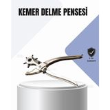 Zero Land Sptrns Kemer Delme Pensesi Çok Amaçlı 6 Farklı Delik Boyu Ayarlı Deri Delme Aleti - Çok Renkli