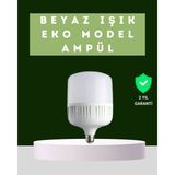 Zero Land Sptrns Şarjlı LED Torch Ampul 30 Watt Beyaz Işık Enerji Tasarruflu