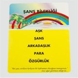 Zero Sepetim 5li Şans Bileklik Kartı 200 Adet-Sarı - Çok Renkli