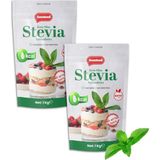 Zero Slim Stevia & Eritritol Tatlandırıcı 1 kg x 2 Adet Şekersiz, 0 Kalori, Keto ve Vegan Uyumlu