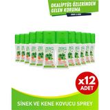 Zerobite Kovucu Sprey 12'li Eko Set - Sinek Kene Okaliptüs Özlerinden Gelen Koruma 12X100ML