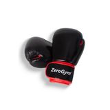 Zerogym Boks Eldiveni, Muay Thai, Kick Boks Eldiveni Siyah Kırmızı 8 OZ (M)