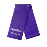 Zerogym Egzersiz Bandı Pilates Bandı, 150cmx15cmx0,75cm Mor Çok Ağır