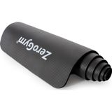 Zerogym Egzersiz Matı Siyah 180X60X1cm Ekstra Kalın Yüksek Yoğunluklu Yırtılmaz Egzersiz Yoga Minder
