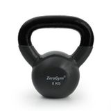 Zerogym Vinil Kaplı İçi Demir Kettlebel, Çaydanlık Dambıl 8 kg Gri