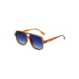 Zeroma Turuncu Çerçeve Mavi Cam Vintage & Retro Unisex Güneş Gözlüğü