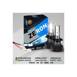 ZERON Xenon H3 Led Araba Far Ampül Xenon Led Şimşek Etkili Premium Seri Mini Kasa