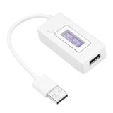 Zerone USB Metre, Dijital USB Akım ve Gerilim Ölçer Test Cihazı Multimetre, 4V-30V 0-3A USB Akım ve Gerilim Kapasitesi Dedektörü LCD Ekran