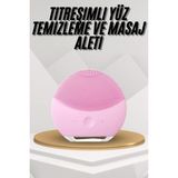 Zeroshop Hassas Ciltlere Özel Titreşimli Yüz Temizleme ve Masaj Aleti - Siyah