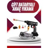 Zeroshop Oto Araba Yıkama Şarjlı ve Yüksek Basınçlı Oto Yıkama ve Sulama Tabancası