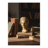 ZEROXO Antik Yunan Heykeli Gold– Dekoratif Mini Obje, Figür | Mitolojik Sanat Dokunuşlu Masaüstü Dekor