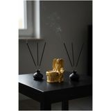 ZEROXO Dekoratif Melek Figürlü Tealight Mumluk - Estetik Tasarım Masaüstü Biblo ve Şamdan Altın 10 x 10