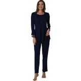 Zerre Bebe Kadın Lacivert Hamile Lohusa Pijama Takımı 2015, M, Effortt 2015-869DST0010683