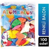 Zersan Balon 14/a 100'LÜ - Renkli