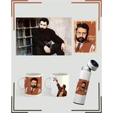 Zerya Hobi Ahmet Kaya Resimli Kupa Poster ve Termos Seti (1 TERMOS 2 KUPA 1 POSTER 1 DEFTER)