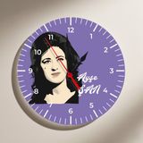 Zerya Hobi Ayşe Şan Resimli Duvar Saati - Seeta Eyşe Şan