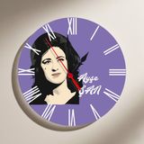 Zerya Hobi Ayşe Şan Resimli Roma Rakamlı Duvar Saati - Seeta Eyşe Şan