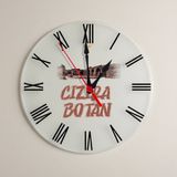 Zerya Hobi Cizira Botan Cizre Şehri Tasarımlı Roma Rakamlı Duvar Saati