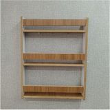 Zerya Hobi Montessori Çocuk Bebek Odası Kitaplığı - 80*60 cm Çeviz Rengi Çocuk Kitaplık
