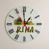 Zerya Hobi Riha Şanlıurfa Şehri Balıklı Göl Tasarımlı Roma Rakamlı Duvar Saati