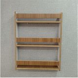 Zerya Montessori Çocuk Bebek Odası Kitaplığı - 80*60 cm Çeviz Rengi Çocuk Kitaplık - Ceviz