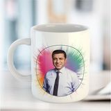 Zerya Selahattin Demirtaş Resimli Porselen Kupa Bardak, Şık ve Kaliteli Tasarım - Renkli