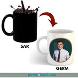 Zerya Selahattin Demirtaş Resimli Sihirli Porselen Kupa Bardak - Demirtaş Kupası - Renkli