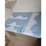 Zesa Home El Işi Dantelli Nervürlü ve Pikolu Nevresim Takımı - Petrol - 200 x 220 cm