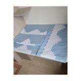 ZESA HOME El İşi Dantelli Nervürlü ve Pikolu Nevresim Takımı Petrol Rengi Çarşafı Dantelsiz 200 x 220