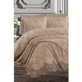 ZESA HOME Fransız Güpürlü Pamuklu 6 Parça Pike Takımı Çeyizlik