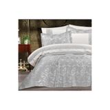 ZESA HOME ŞAL 7 PARÇA ÇEYİZLİK GELİN SETİ GRİ 240 x 260