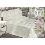 Zesa Home Şönil 6 Parça Çeyizlik Pike Takımı - Krem
