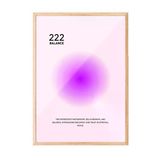 Zestia Ahşap Çerçeveli Duvar Tablosu 222 Balance – Soft Pembe Tonlar Salon Dekoru, 30 x 40