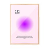 Zestia Ahşap Çerçeveli Duvar Tablosu 222 Balance – Soft Pembe Tonlar Salon Dekoru, 70 x 100
