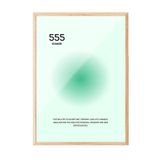 Zestia Ahşap Çerçeveli Duvar Tablosu 555 Change – Soft Yeşil Tonlar Salon Dekoru, 21 x 30