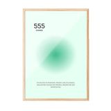 Zestia Ahşap Çerçeveli Duvar Tablosu 555 Change – Soft Yeşil Tonlar Salon Dekoru, 30 x 40