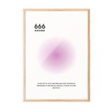 Zestia Ahşap Çerçeveli Duvar Tablosu 666 Nurturing – Soft Pembe Tonlar Salon Dekoru, 50 x 70