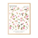 Zestia Ahşap Çerçeveli Tablo Aşk Temalı Etiketler – Retro Kolaj Yatak Odası Dekoru Poster 106191, 70 x 100