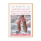 Zestia Ahşap Çerçeveli Tablo, Bale Ayakkabıları ve Pembe Kurdele, Genç Odası Dekoru Poster No: 106258 70 x 100