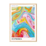 Zestia Ahşap Çerçeveli Tablo, Euphoria – Renklerin Coşkusu, Ofis Dekoru Poster No: 113554 50 x 70