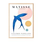Zestia Ahşap Çerçeveli Tablo, Uçan Kuş Figürü – Matisse Galeri, Salon Dekoru Poster No: 101935 50 x 70