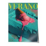 Zestia Çerçevesiz Poster, Verano Retro Yaz Reklamı, Salon Dekoru Poster No: 109650 70 x 100