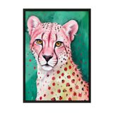 Zestia Siyah Çerçeveli Duvar Tablosu Modern Pop Art Çita İllüstrasyonu Salon Dekoru, 15 x 21