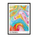 Zestia Siyah Çerçeveli Tablo, Euphoria – Renklerin Coşkusu, Ofis Dekoru Poster No: 113554 30 x 40