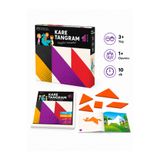 Zet Zeka KARE TANGRAM Zeka Oyunu (7 Parça 36 Farklı Şekil) 3+ Yaş 1+ Oyuncu