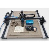Zetcarve - E-Sat M5 Model Masaüstü Cnc Makinesi 2'si 1 Arada 10 Watt Optik Lazer + Router Makine 60X60 cm Işlem Alanlı