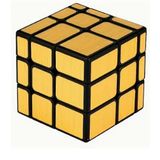 ZETCONCEPT 3x3 Altın Rengi Aynalı Zeka Küpü, Profesyonel Hız Küpü, 3X3 GOLDEN MIRROR AYNA KÜP -Zeka Küpü - Profesyonel Speed Cube - Sabır Küpü -